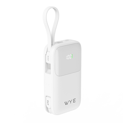Fast Charging Power Bank with Built-in Cables 10k mAh (2 Years Warranty)