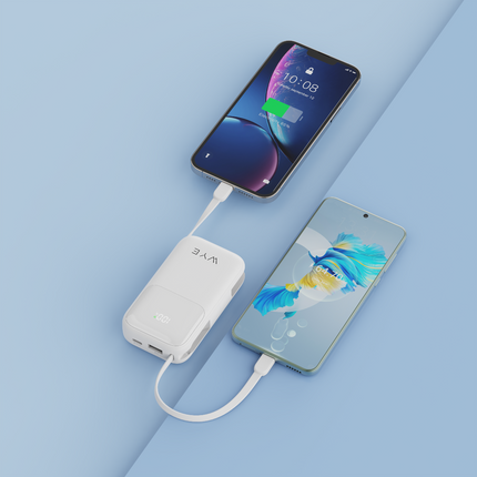Fast Charging Power Bank with Built-in Cables 10k mAh (2 Years Warranty)