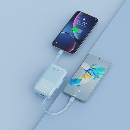 Fast Charging Power Bank with Built-in Cables 10k mAh (2 Years Warranty)