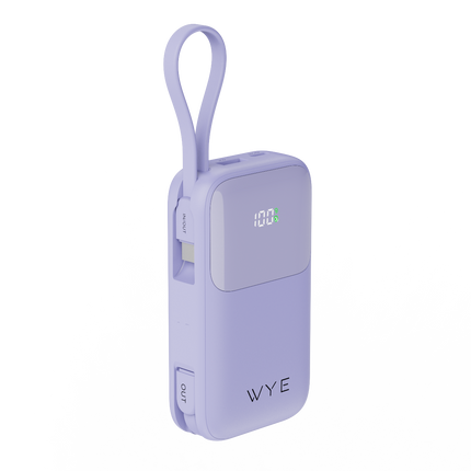 Fast Charging Power Bank with Built-in Cables 10k mAh (2 Years Warranty)