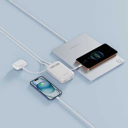 Fast Charging Power Banks with Built-in Cables (20KmAh), 24 Months Warranty