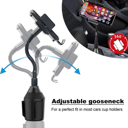 In-Car Cup Holder Mobile Phone Mount (12 Months Warranty)
