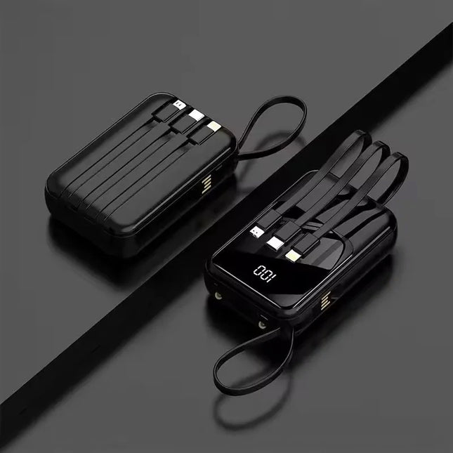 PD 22.5W Power Bank 10000mAh With 4 Built-In Cables (12 Months Warranty)