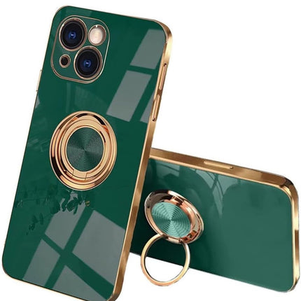 TPU Plating Ring Case for iPhone XR/11/12/13/14/15 - Row