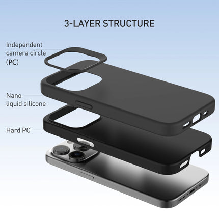 Silicone Case for iPhone XR/11/12/13/14/15 - Silky Soft Touch Full-Body Protective Cover with Shockproof Design and Microfiber Lining