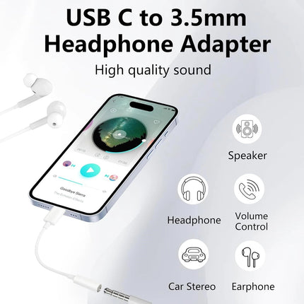 USB-C to 3.5mm Silicone Adapter (12 Months Warranty)
