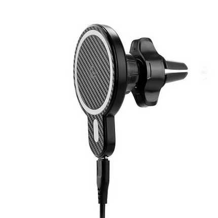 15W Wireless Charger In-Car Holder Dashboard/Air Vent (12 Months Warranty)