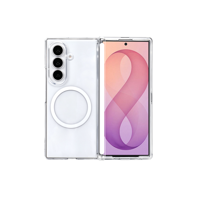 Galaxy Z Flip 8 Clear Magnetic Case