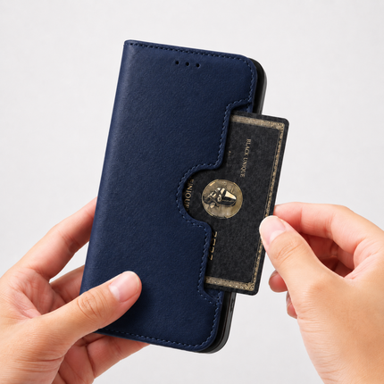 iPhone 17 Air Double Stitch PU Leather Case