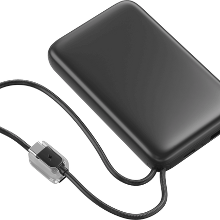 10K Power Bank with Built-in Cables