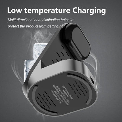 25W 3-in-1 Wireless Charging Stand (12 Months Warranty)