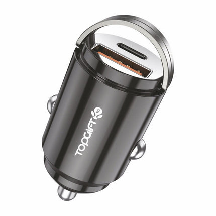WYEFLUX 20W In-Car USB-A & USB-C Compact PD Charger