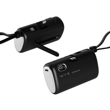Lightning Plug Power Bank 10K with USB-C Cable