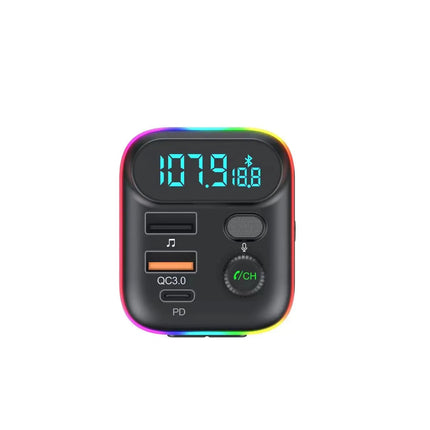 In-Car See Through FM/Bluetooth MP3 & Fast Charger (12 Months Warranty)