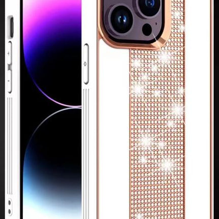 iPhone 14 Diamond Strip Back Case