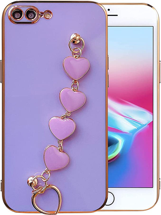 iPhone 14 Pro Heart Chain Case