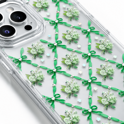 iPhone 15 Pro Max Floral Shiny Case