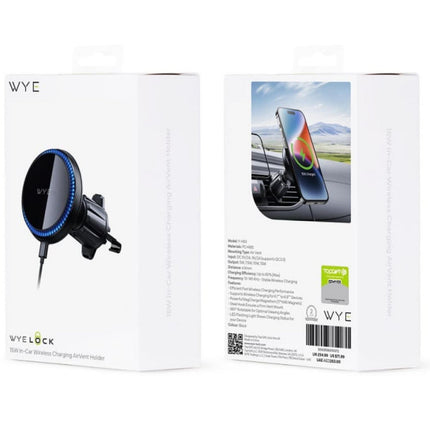15W In-Car Wireless Charging AirVent Holder