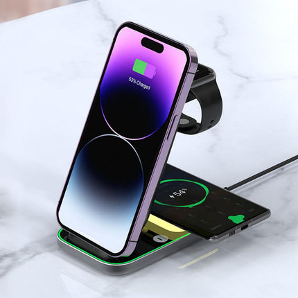 3-in-1 Magnetic Wireless Charging Station