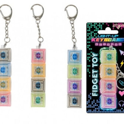 Keyboard Clicker Keyring Light Up Keyring
