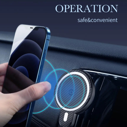 15W Wireless Charger In-Car Holder Dashboard/Air Vent (12 Months Warranty)