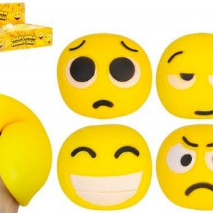 Emoji Crazy Face Squishy Ball 11cm