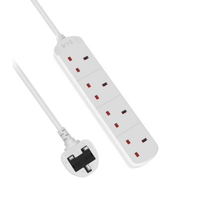 4-Way Extension Lead with 3m Power Cable
