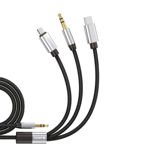 3-in-1 Aux Cable (12 Months Warranty)