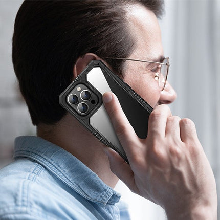 Transparent, Ultra-Protective Military-Grade Back case for iPhone 11/12/13/14/15 - Row