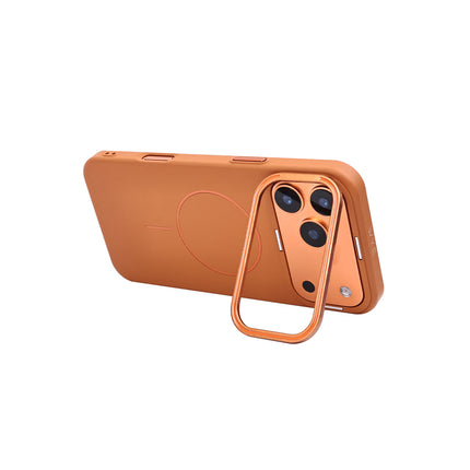 iPhone 17 Pro Premium Finish Cam-Stand Case + 1 Pack Tempered Glass Screen Protector (KIT)