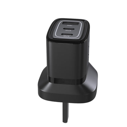 67W Dual USB-C & USB-A Power Adapter (GaN III)