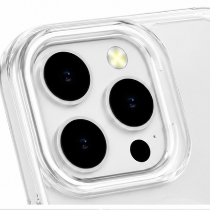 iPhone 16 Plus Transparent TPU Case with Colourful MagSafe Trim