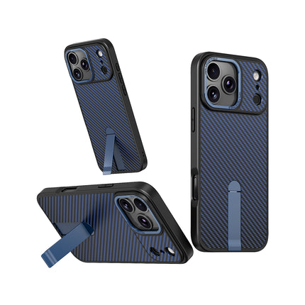 iPhone 15 Pro Max Carbon Design KickStand Case