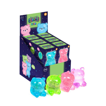 Maltose Squeezy Bear Glow in the Dark Stress Toy