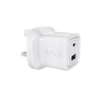 White / USB-C & USB-A / 32W