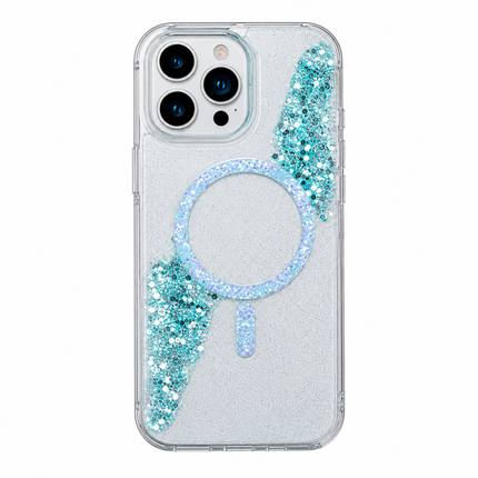 iPhone 15 Pro Max Sparkle Magnetic Ring Case