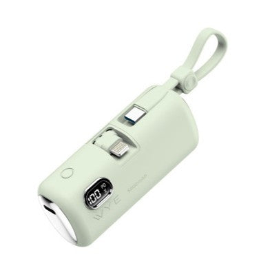 Lightning Plug Power Bank 5K with USB-C Cable