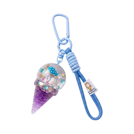 QuirKeys Ice Cream Liquid Keyring Bag Charm