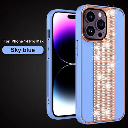 iPhone 15 Pro Max Diamond Strip Back Case