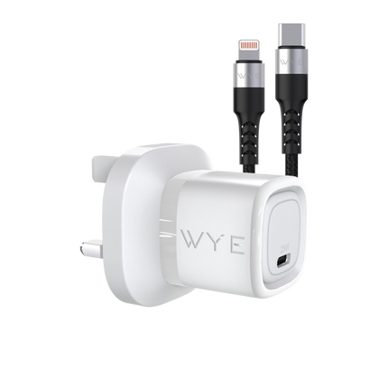 25W USB-C Charging Kit with USB-C to Lightning Cable (Gan III)