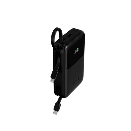 Fast Charging Power Bank With Build-in Cables 20K mAh