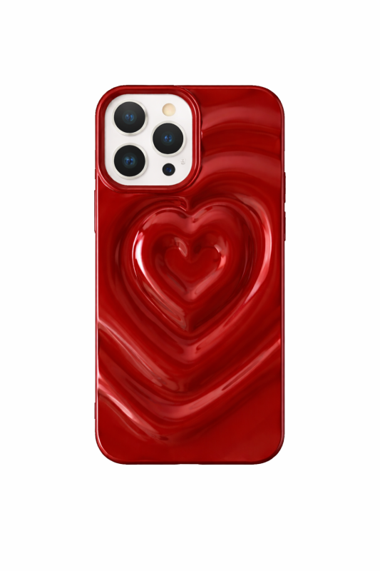 iPhone 11 Heart Plating 3D Case