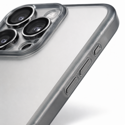 iPhone 15 Pro Max Half Clear TPU Slim Case