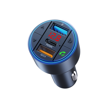 Wireless FM Transmitter with LED Display