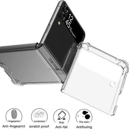 Galaxy Z Flip 3 Clear Anti Drop Case
