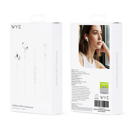 USB-C Stereo Wired SoftBuds Earphones