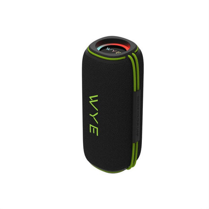 30W High Fidelity Wireless Bluetooth Speaker – IPX6 Waterproof, Deep Bass Hi-Fi Sound, Φ78mm Driver, 10-Hour Battery, 6 RGB Modes, TWS Stereo Pairing, USB-C, TF/USB/AUX, Hands-Free Calling – Compact Portable Outdoor Speaker Black (Y-SKR14)