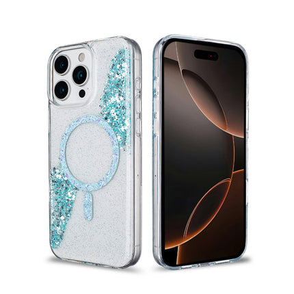 iPhone 16 Pro Max Sparkle Magnetic Ring Case