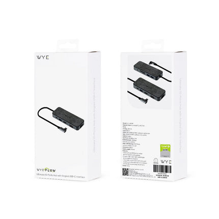 Ultimate 10-Ports Hub with Angled USB-C Interface