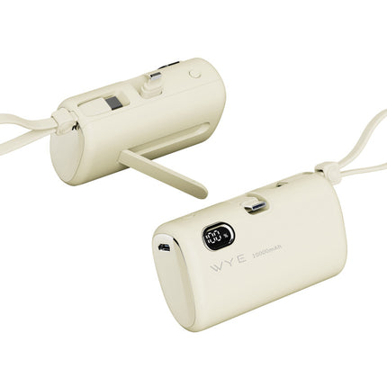 Lightning Plug Power Bank 10K with USB-C Cable